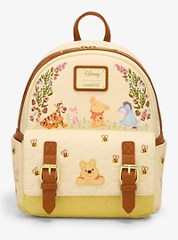 Loungefly Disney Winnie The Pooh Floral Pooh Bear & Friends Mini Backpack - BoxLunch Exclusive