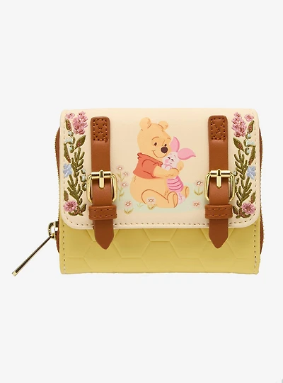Loungefly Disney Winnie The Pooh Floral Pooh Bear & Friends Wallet - BoxLunch Exclusive