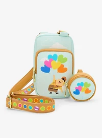 Loungefly Disney Pixar Up Russell Heart Balloons Crossbody Bag with Coin Purse - BoxLunch Exclusive