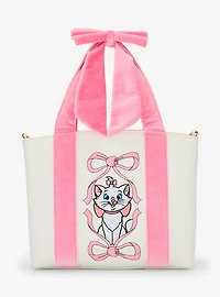 Loungefly Disney The Aristocats Marie Velvet Bow Tote Bag - BoxLunch Exclusive
