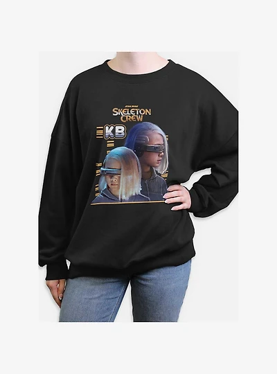 Skeleton Crew KB Heroic Womens Oversized Sweatshirt