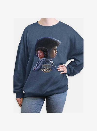 Skeleton Crew Just Wim Womens Oversized Sweatshirt