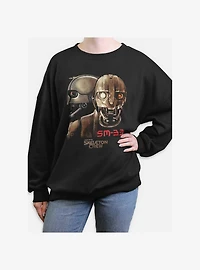 Skeleton Crew Samie Thirtythree Womens Oversized Sweatshirt