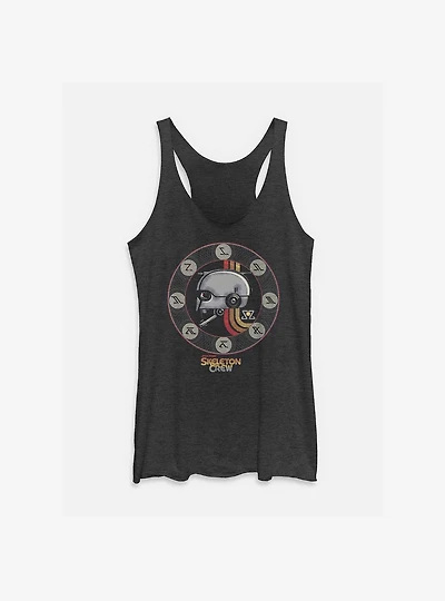Skeleton Crew Heads Abroad Womens Tank Top