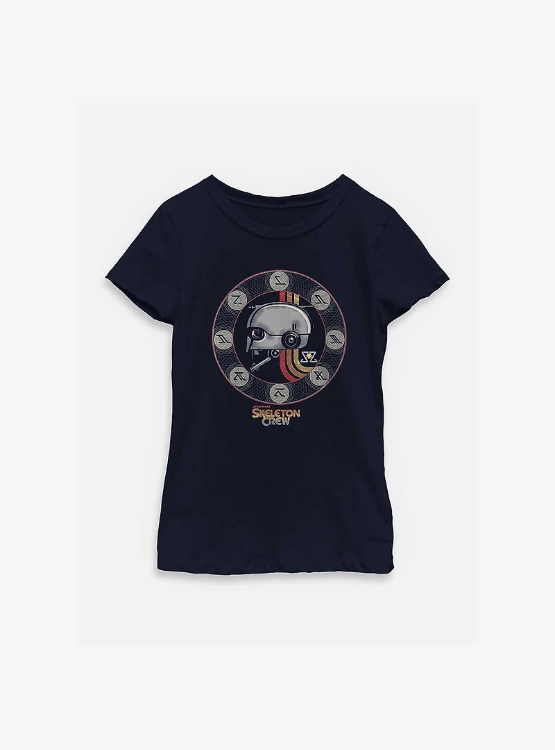 Skeleton Crew Heads Abroad Youth Girls T-Shirt