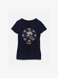 Skeleton Crew Heads Abroad Youth Girls T-Shirt