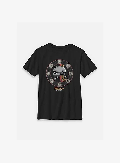Skeleton Crew Heads Abroad Youth T-Shirt