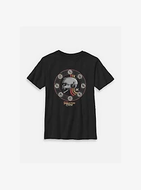 Skeleton Crew Heads Abroad Youth T-Shirt