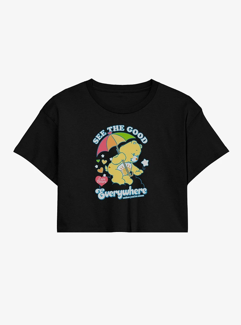 Care Bears See The Good Womens Crop T-Shirt