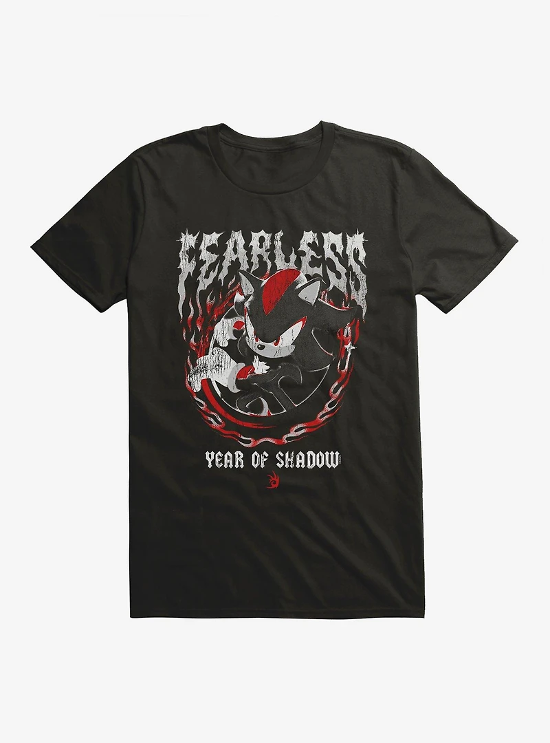 Sonic The Hedgehog Fearless Year Of Shadow Vintage Style T-Shirt