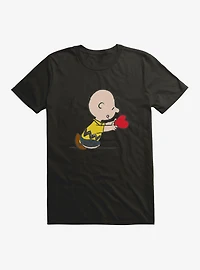 Peanuts Charlie Brown Valentine's Day Heart Card T-Shirt
