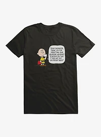 Peanuts Charlie Brown Valentine's Day Card Submission T-Shirt