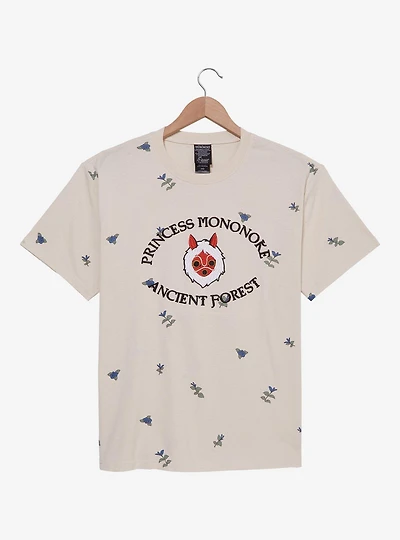 Our Universe Studio Ghibli® Princess Mononoke San's Mask Embroidered T-Shirt - BoxLunch Exclusive