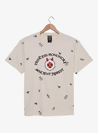 Our Universe Studio Ghibli® Princess Mononoke San's Mask Embroidered T-Shirt - BoxLunch Exclusive