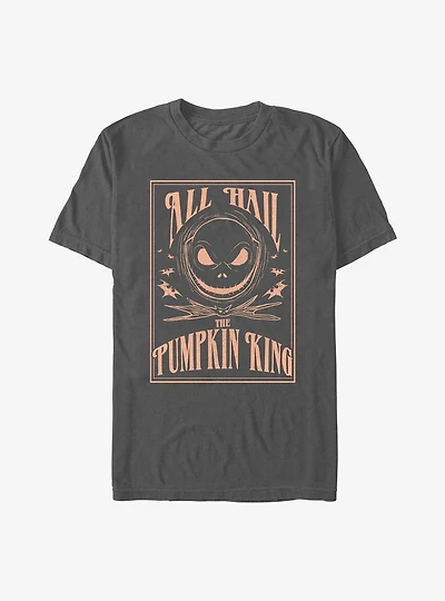 Disney The Nightmare Before Christmas Hail Pumpkin King Crew Garment Dye T-Shirt