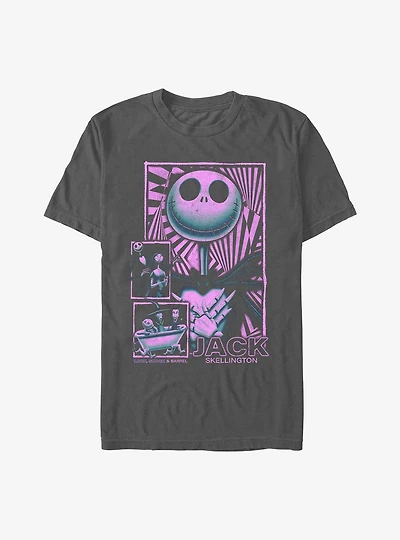 Disney The Nightmare Before Christmas Bright Portrait Garment Dye T-Shirt