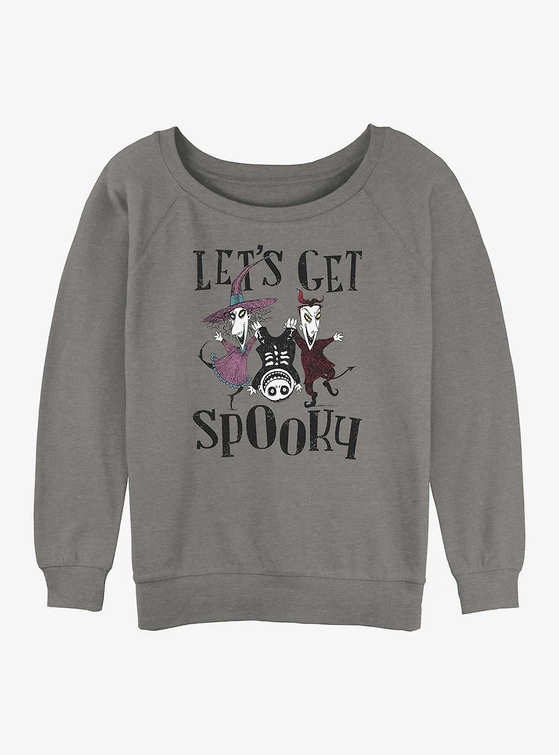 Disney The Nightmare Before Christmas Get Spooky Womens Slouchy Sweatshirt