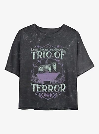 Disney The Nightmare Before Christmas Kidnapping Services?Mineral Wash Womens Crop T-Shirt