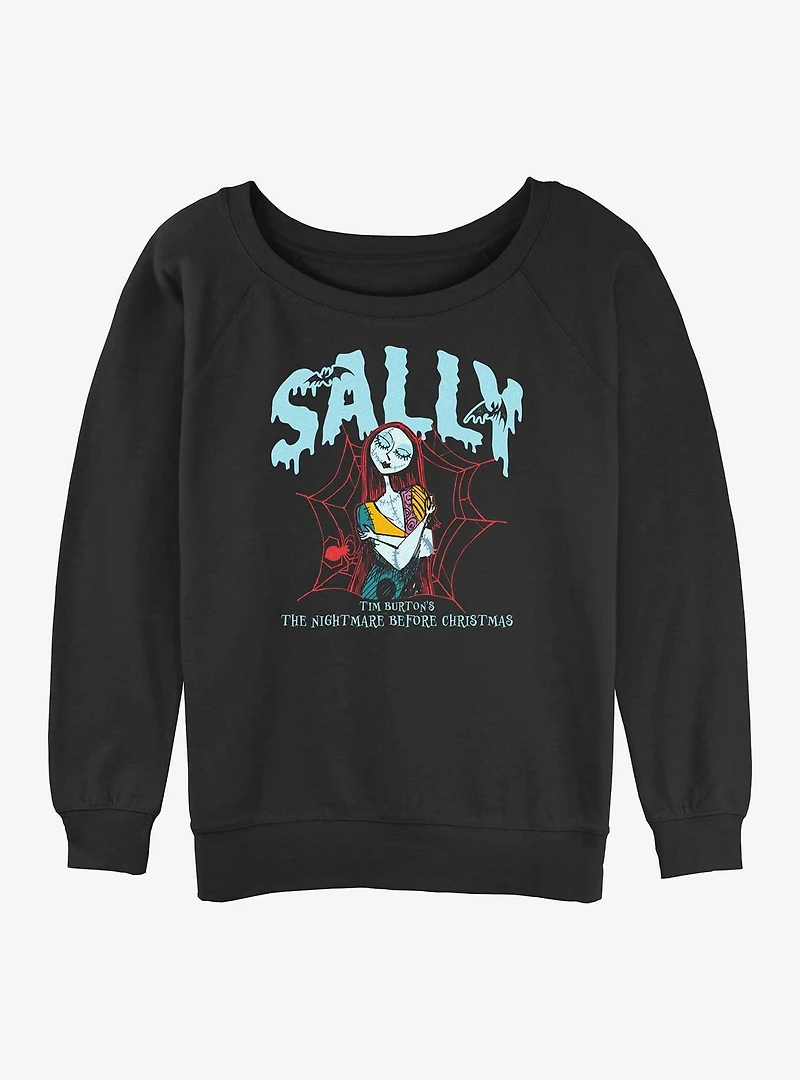 Disney The Nightmare Before Christmas Collegiate Sally Womens Slouchy Sweatshirt