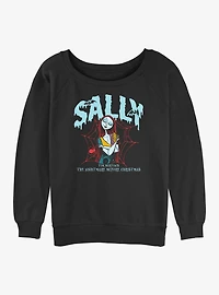 Disney The Nightmare Before Christmas Collegiate Sally Womens Slouchy Sweatshirt