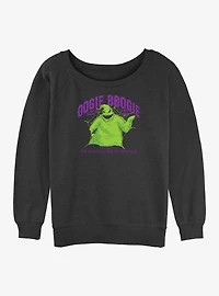 Disney The Nightmare Before Christmas Collegiate Oogie Womens Slouchy Sweatshirt