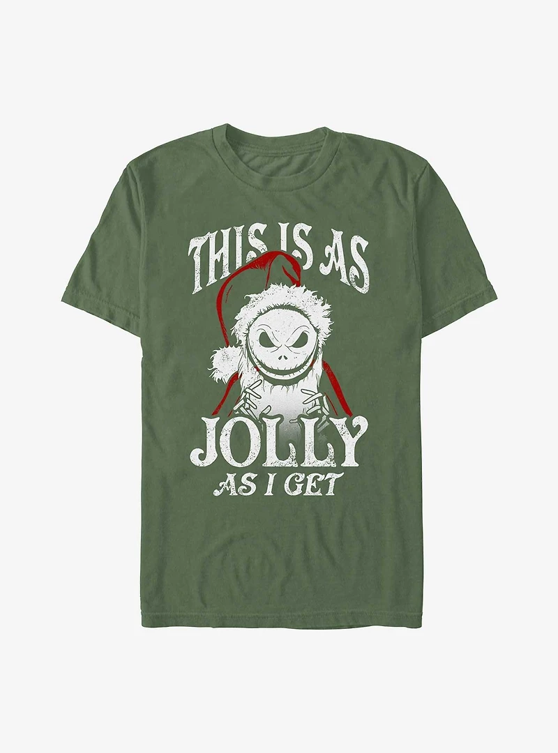 Disney The Nightmare Before Christmas Jolly Santa Jack?Garment Dye T-Shirt