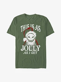 Disney The Nightmare Before Christmas Jolly Santa Jack?Garment Dye T-Shirt