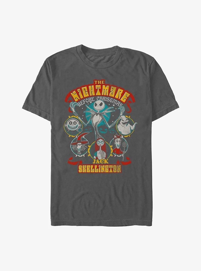 Disney The Nightmare Before Christmas Terror Team Garment Dye T-Shirt