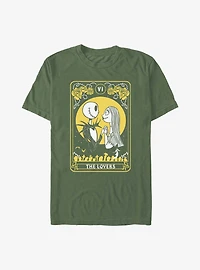Disney The Nightmare Before Christmas Lovers Tarot Garment Dye T-Shirt