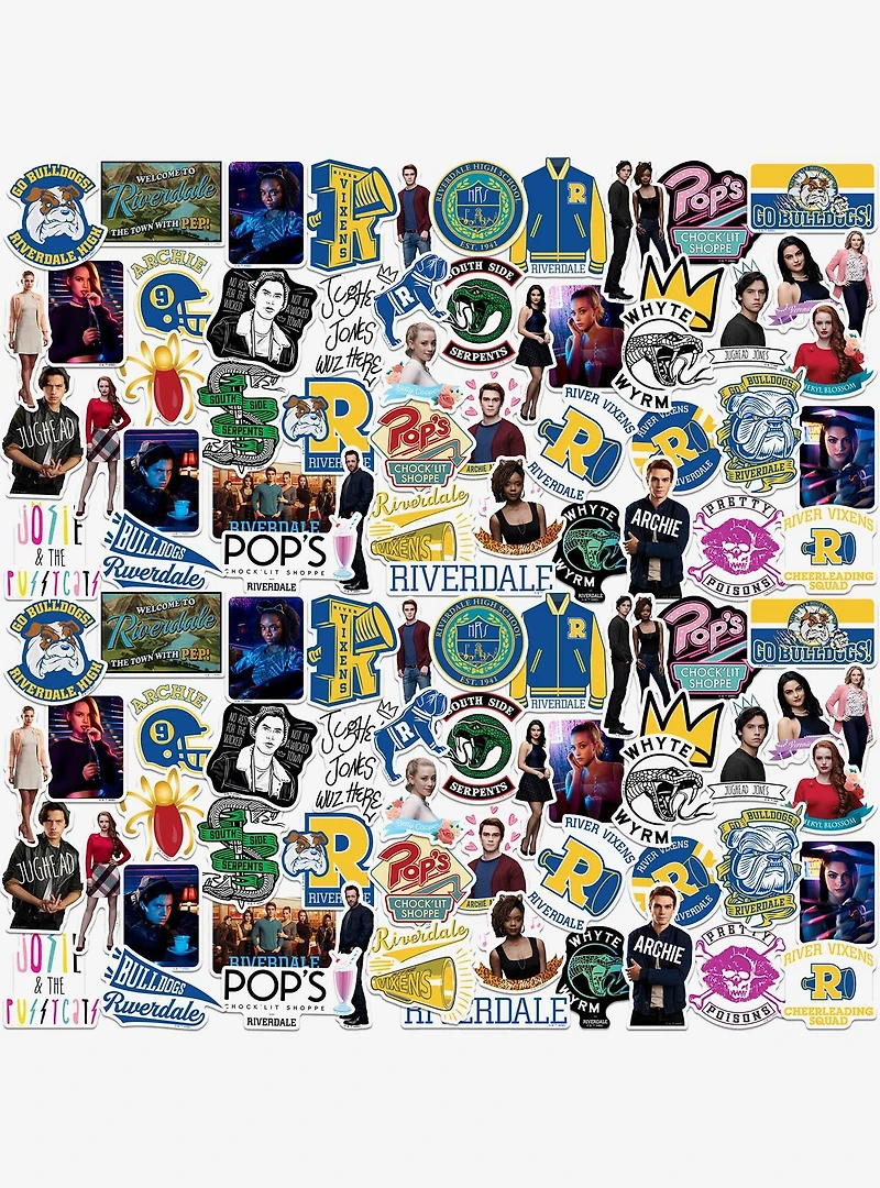 Riverdale 100ct Vinyl Stickers Variety Pack