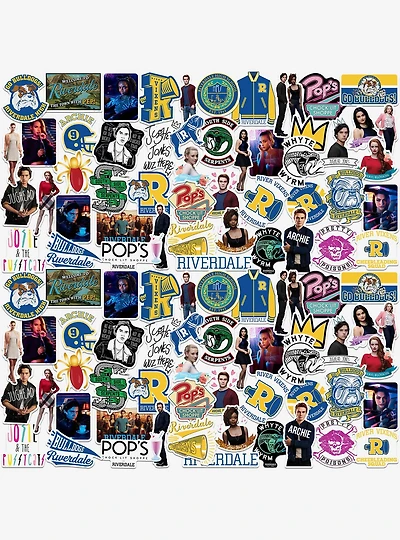 Riverdale 100ct Vinyl Stickers Variety Pack