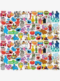 Sesame Street Variety 100ct Vinyl Stickers Variety Pack