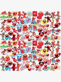Sesame Street Elmo 100ct Vinyl Stickers Variety Pack