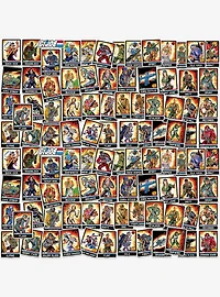 G.I. Joe Retro Card 100ct Vinyl Stickers Variety Pack