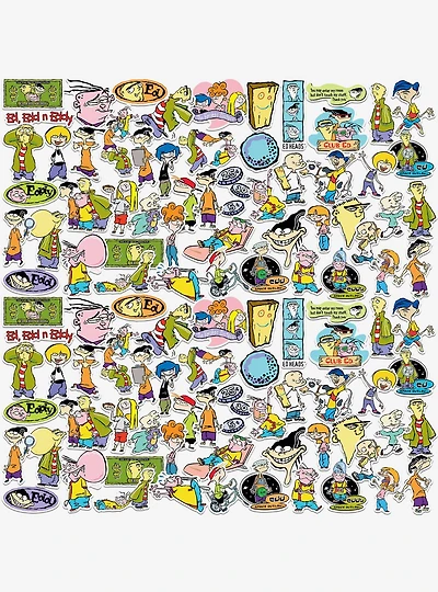 Ed Edd N Eddy 100ct Vinyl Stickers Variety Pack