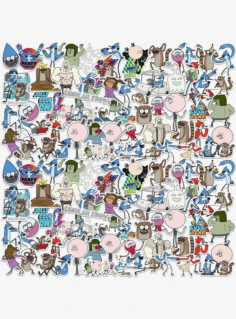 Regular Show 100ct Vinyl Stickers Variety Pack