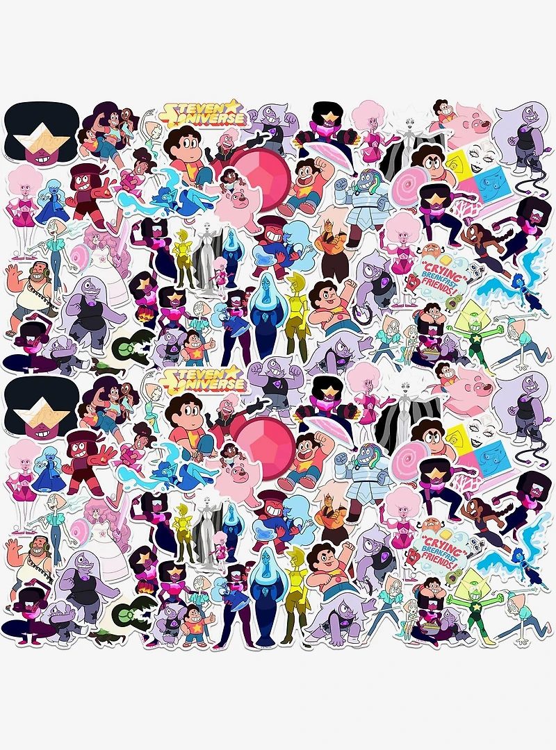Steven Universe 100ct Vinyl Stickers Variety Pack