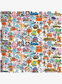 The Amazing World of Gumball 100ct Vinyl Stickers Variety Pack