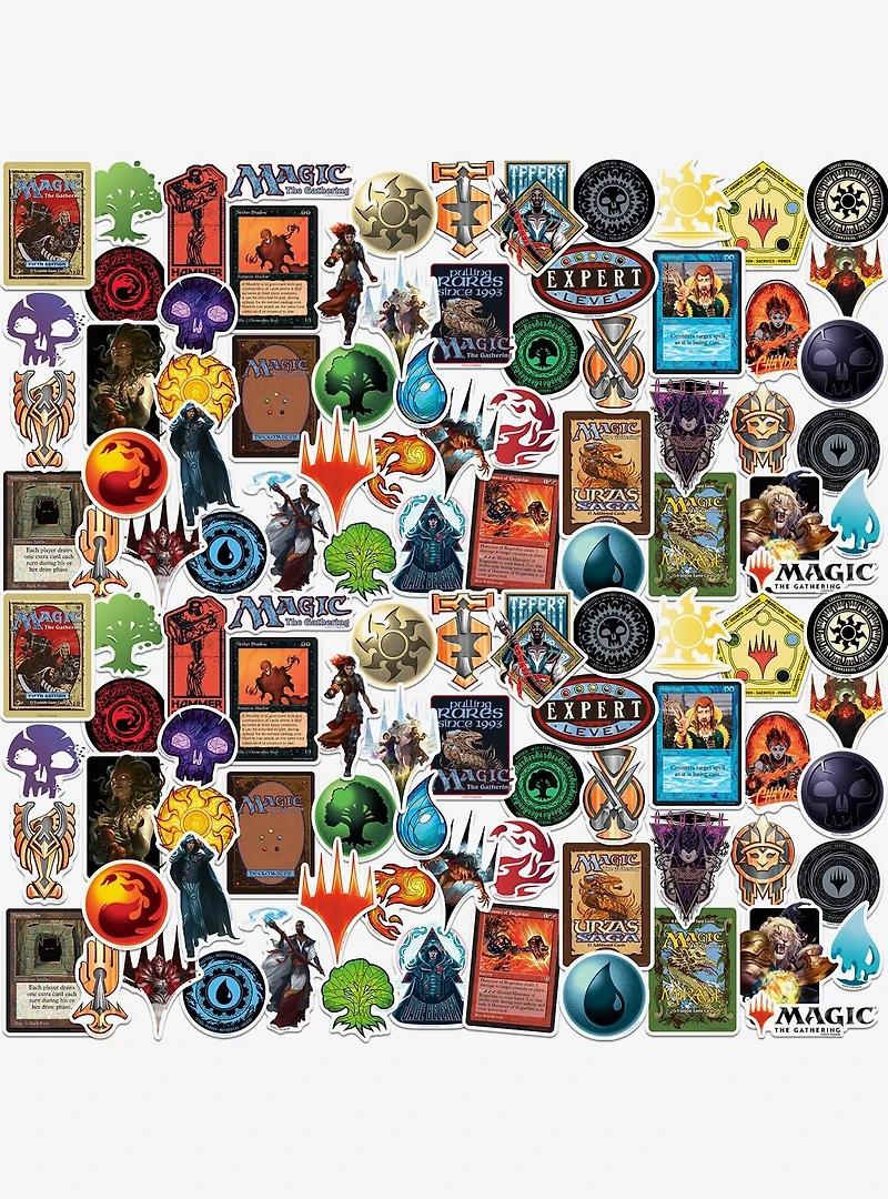 Magic the Gathering 100ct Vinyl Stickers Variety Pack
