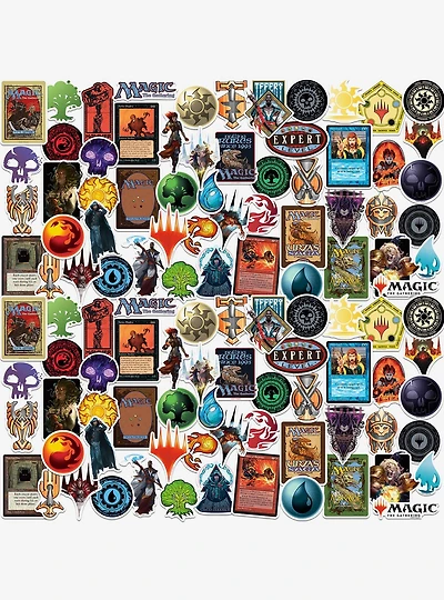 Magic the Gathering 100ct Vinyl Stickers Variety Pack