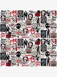 Friday the 13th 100ct Vinyl Stickers Variety Pack