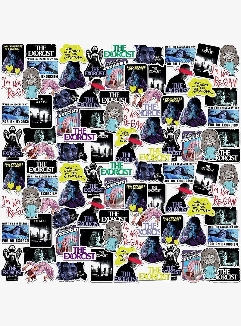 The Exorcist 100ct Vinyl Stickers Variety Pack