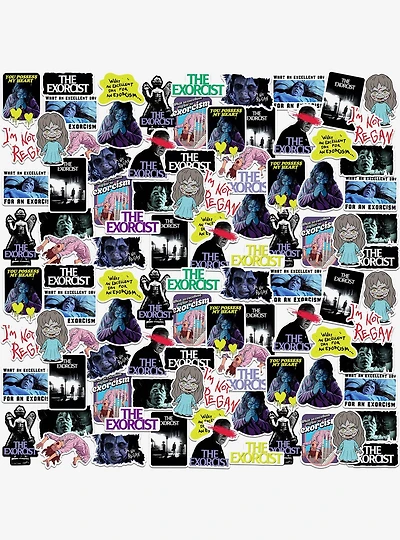 The Exorcist 100ct Vinyl Stickers Variety Pack