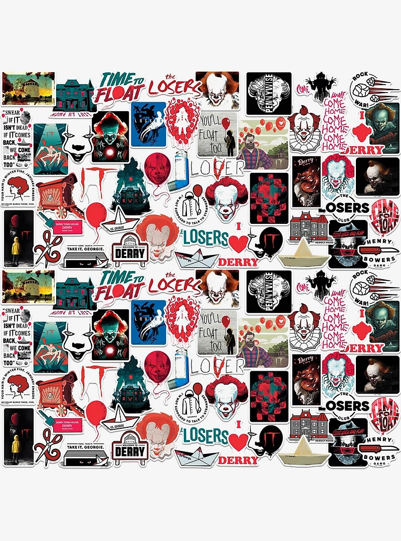 IT 2 100ct Vinyl Stickers Variety Pack