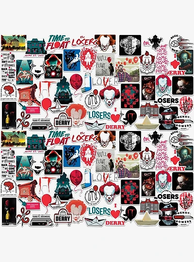 IT 2 100ct Vinyl Stickers Variety Pack