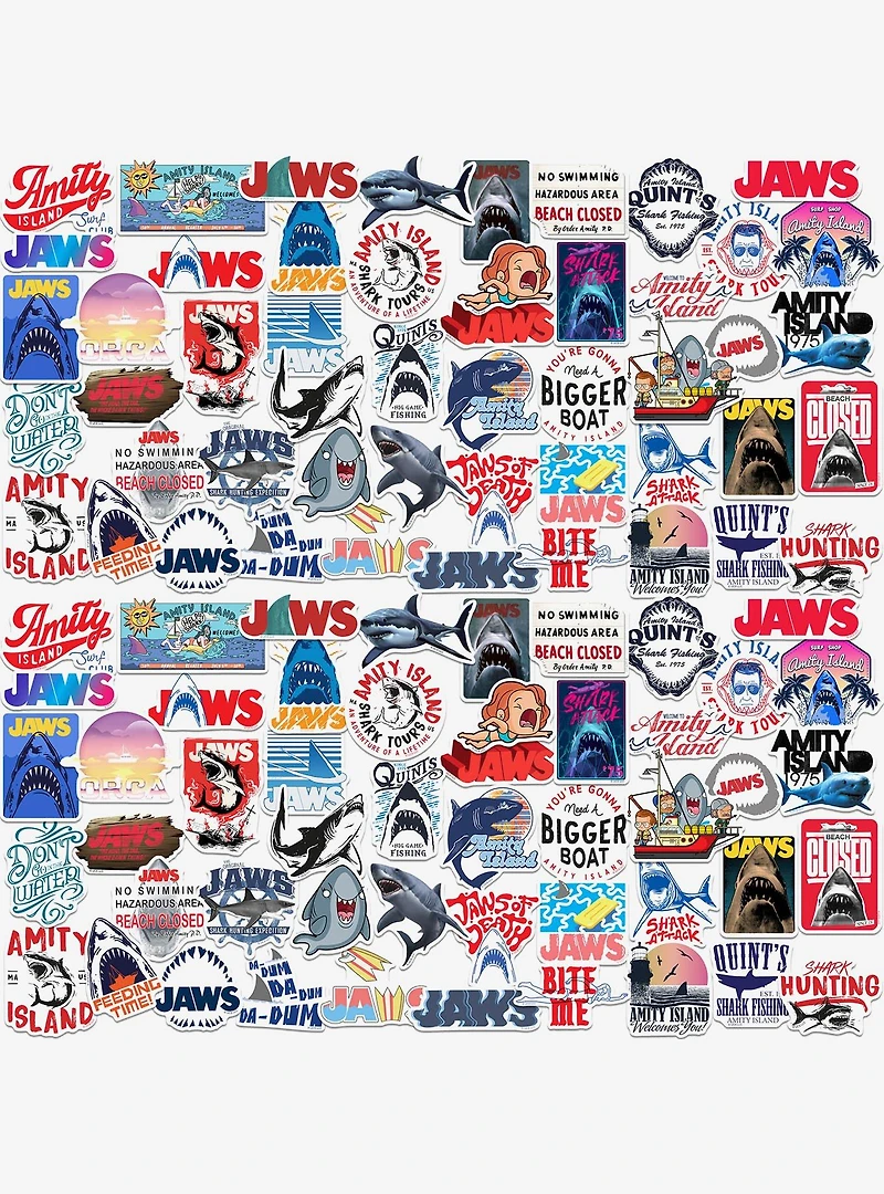 Jaws 100ct Vinyl Stickers Variety Pack