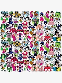 Teen Titans Go! 100ct Vinyl Stickers Variety Pack