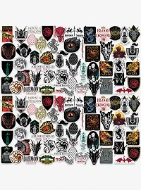 House of the Dragon 100ct Vinyl Stickers Variety Pack