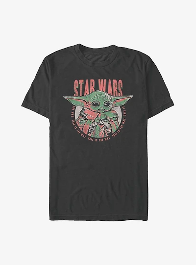 Star Wars The Mandalorian Dark Grunge Baby T-Shirt