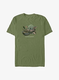 Star Wars The Mandalorian Hungry Grogu T-Shirt